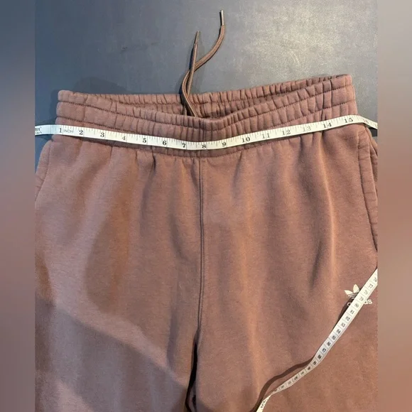 adidas purple sweatpants size m relaxed fit joggers comfy fall athleisure - Picture 6 of 8